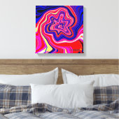 Die Blume in meinem Garten Leinwanddruck (Insitu (Schlafzimmer))
