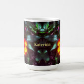 Die Blume leuchtet bei Sonnenlicht Kaffeetasse (Mittel)