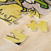 Die Blume - Lilie: Ein Jugendstil von Mucha Puzzle (Seite)