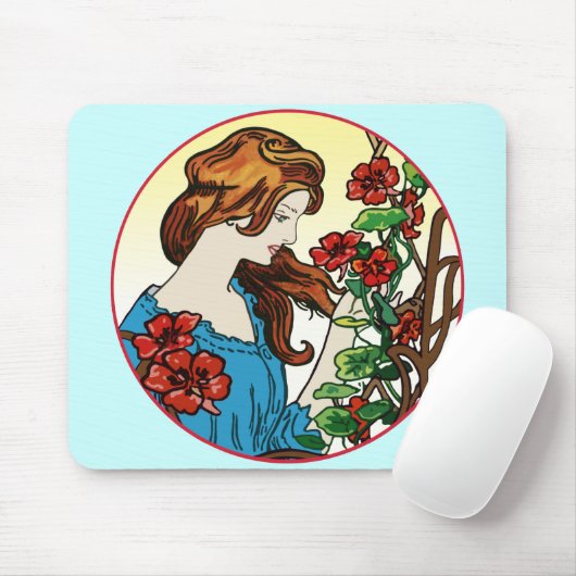 Die Blume Mousepad (Mit Mouse)