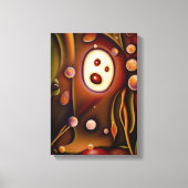 die Blume pos. Leinwanddruck (Vorderseite)