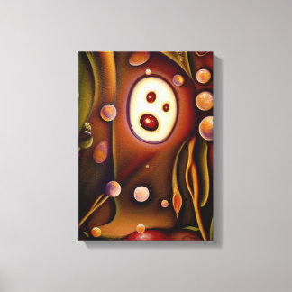 die Blume pos. Leinwanddruck