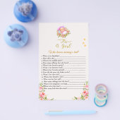 Die Blume Rosa und Gold ist ein Thema für Mädchen. Flyer (Einzeln)