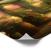 Die Blume Shop Digitale Kunst Poster (Ecke)