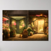 Die Blume Shop Digitale Kunst Poster (Vorne)