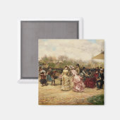 Die Blume Verkäufer, 1883 Magnet (Vorderseite/Rückseite)