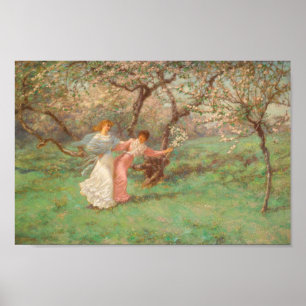 Die Blume vom Mai von William John Hennessy Poster