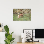 Die Blume vom Mai von William John Hennessy Poster (Heimbüro)