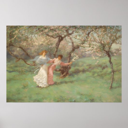 Die Blume vom Mai von William John Hennessy Poster (Vorne)