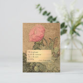 Die Blume von morgen Postkarte (Stehend Vorderseite)