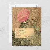 Die Blume von morgen Postkarte (Vorne/Hinten)