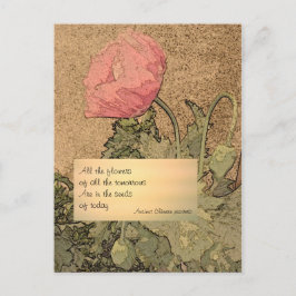 Die Blume von morgen Postkarte