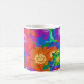 Die Blumen der Farben Kaffeetasse (Mittel)