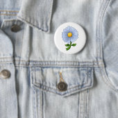 Die Blumen der Mutter · Blaue Blume Button (Beispiel)
