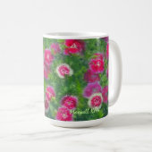 Die Blumen-Tasse 1 des Vaters Kaffeetasse (VorderseiteRechts)