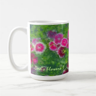 Die Blumen-Tasse 1 des Vaters Kaffeetasse