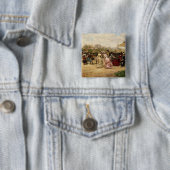 Die Blumen-Verkäufer, 1883 Button (Beispiel)