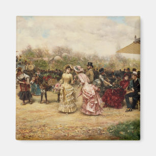 Die Blumen-Verkäufer, 1883 Magnet