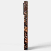 Die, blumengeprägtes Lederdesign Case-Mate iPhone Hülle (Rückseite / Links)