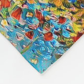Die Blumenleder Fleece Blanket, klein (Ecke)