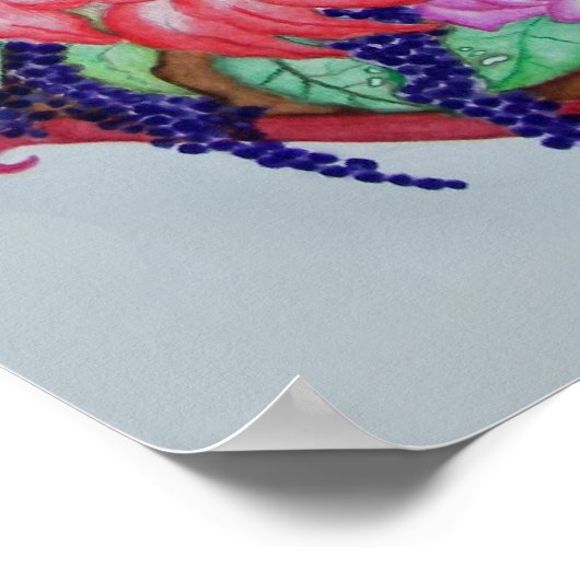 Die Blumenmaus Poster (Ecke)