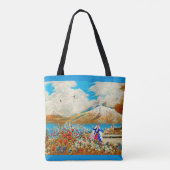 Die Blumentiertasche Tasche (Rückseite)