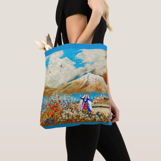 Die Blumentiertasche Tasche (Von Nahem)