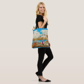 Die Blumentiertasche Tasche (Am Model)