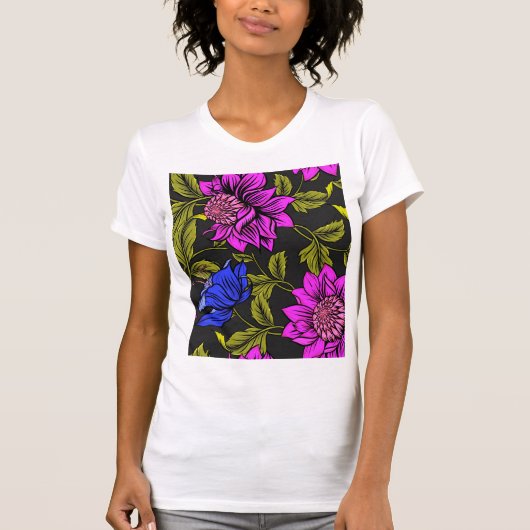 Die Blumenüberraschung. T-Shirt (Vorderseite)