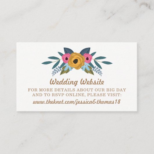 Die Blumenzeremonie der weißen Hochzeit Begleitkarte