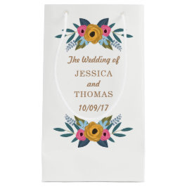 Die Blumenzeremonie der weißen Hochzeit Kleine Geschenktüte