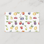 Die Blüte der Braut Begleitkarte (Rückseite)