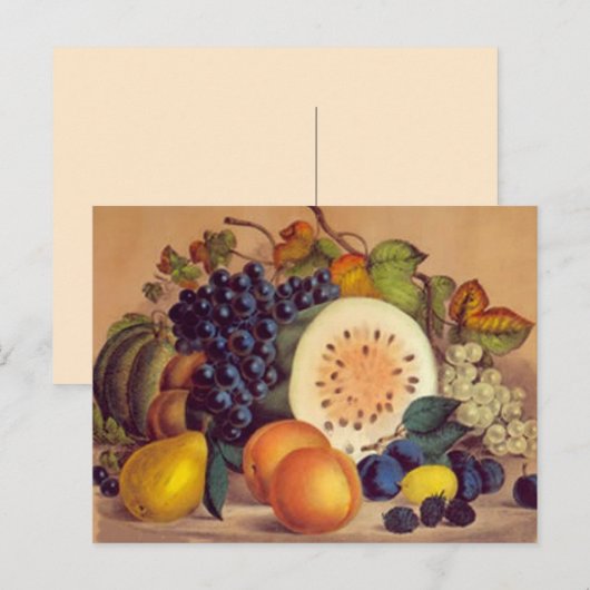 Die Blüte des Herbstes - Postkarte (Vorne/Hinten)