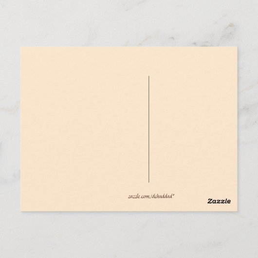 Die Blüte des Herbstes - Postkarte (Rückseite)