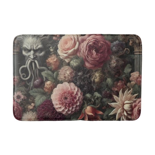 Die blutende Eater's Sermon - gotische barocke Blu Badematte (Vorderseite)