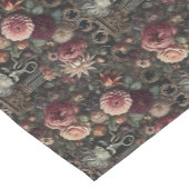 Die blutende Eater's Sermon - gotische barocke Blu Kurzer Tischläufer (Ecke)