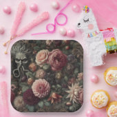 Die blutende Eater's Sermon - gotische barocke Blu Pappteller (Party)