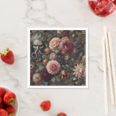 Die blutende Eater's Sermon - gotische barocke Blu Serviette (Beispiel)