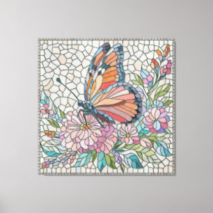 Die Blütenflüster - Mosaikkunst Leinwanddruck