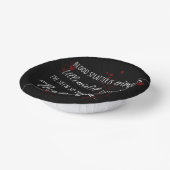 Die Blutsteine sind rot. | Dunkle Mördermysterie Pappteller (Gewinkelt)