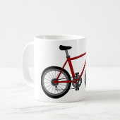 Die BMX Bike-Tasse Kaffeetasse (Vorderseite Links)