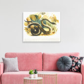 Die Boa Constrictor, pädagogische Illustrationsstä Leinwanddruck (Insitu (Wohnzimmer))