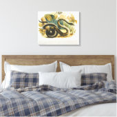 Die Boa Constrictor, pädagogische Illustrationsstä Leinwanddruck (Insitu (Schlafzimmer))