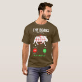 Die Boarden rufen den Jagdjägerjäger an T-Shirt (Vorne ganz)