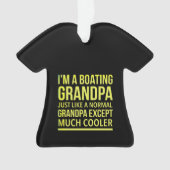 Die Boating Grandpa ist normal Ornament (Vorderseite)