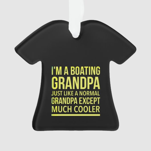 Die Boating Grandpa ist normal Ornament (Vorderseite)