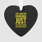 Die Boating Grandpa ist normal Ornament (Vorderseite)