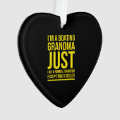 Die Boating Grandpa ist normal Ornament (Vorderseite)