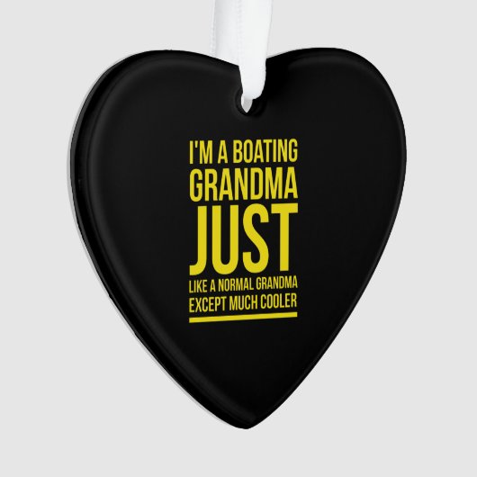 Die Boating Grandpa ist normal Ornament (Vorderseite)