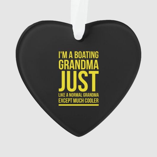 Die Boating Grandpa ist normal Ornament (Rückseite)